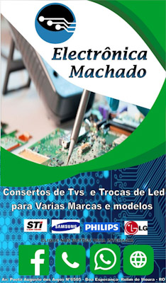 Eletrônica Machado Consertos de tv.s ROLIM DE MOURA RO