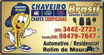 Chaveiro Brasil ROLIM DE MOURA RO